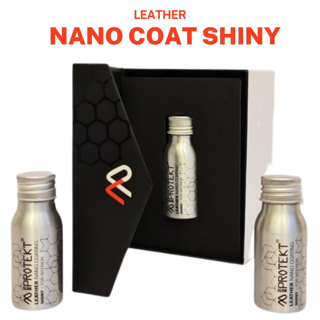 Leather nano coat shiny